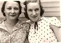 Stella Evans Girotti and daughter, Marguerite Girotti